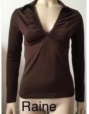 Nieuw shirt trui bruin open rug truitje laag decolleté 36 S, Kleding | Dames, T-shirts, Zo goed als nieuw, Maat 36 (S), Bruin