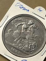 Groot-Brittannië zilveren crown 1889, Postzegels en Munten, Munten | Europa | Niet-Euromunten, Zilver, Ophalen of Verzenden, Losse munt