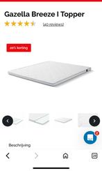 Eén Gazella Breeze topdekmatras maat 100 bij 200 cm. Nieuw!, Ophalen, 100 cm, Eenpersoons, Nieuw