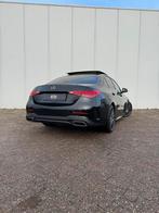 Mercedes-Benz C-klasse 200 AMG Line| Pano| Night| GARANTIE, Automaat, Achterwielaandrijving, Leder en Stof, Zwart
