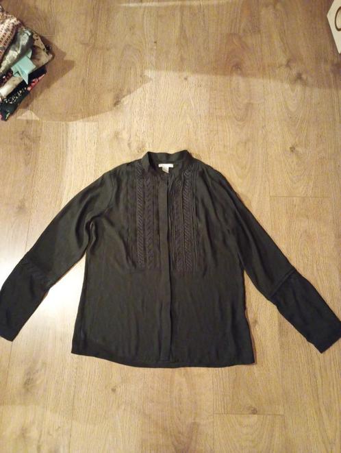 Mooie zwarte blouse mt 42, Kleding | Dames, Blouses en Tunieken, Zo goed als nieuw, Maat 42/44 (L), Zwart, Ophalen of Verzenden