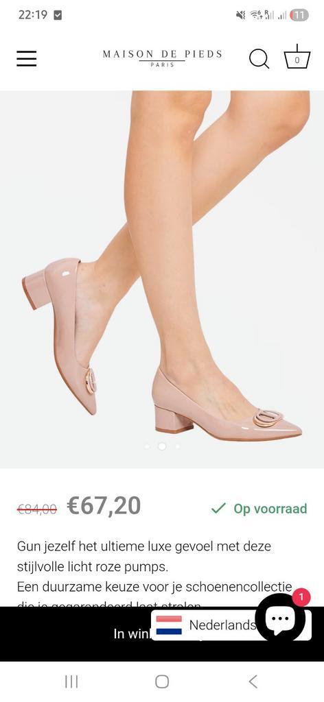 Elegante Maison de Pieds Pumps, Kleding | Dames, Schoenen, Nieuw, Pumps, Roze, Ophalen of Verzenden