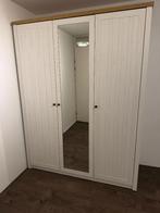 White wardrobe with mirror doors, Ophalen of Verzenden, Zo goed als nieuw, 25 tot 50 cm