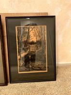 Tekening Leuvenums(ch)e bos(ch) in houtskool, Antiek en Kunst, Ophalen