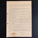 Vergunning NS werkzaamheden spoorterrein (Rotterdam - 1965), Ophalen of Verzenden, Gebruikt, Trein