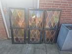 Antieke Deuren / Ramen Glas in Lood, Ophalen, Gebruikt, Minder dan 80 cm, Glas in lood