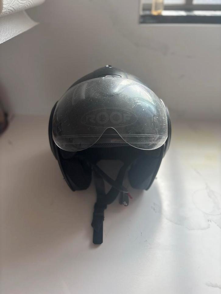 Scooter/Motorhelm - Roof Boxer V8, Motoren, Kleding | Motorhelmen, Heren, Systeemhelm, XS, Overige merken, Tweedehands, Ophalen