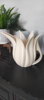 Retro plantengieter wit kunststof tulp, Ophalen of Verzenden, Gebruikt, Kunststof