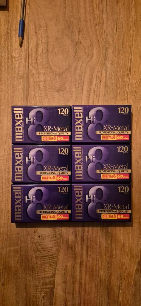 Maxell Hi8 XR Metal Tapes NOS, Audio, Tv en Foto, Filmrollen, 35mm film, Ophalen of Verzenden