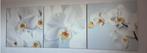 mooie orchideen canvas 3 serie, Ophalen, 50 tot 75 cm, Zo goed als nieuw, Schilderij