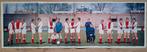 Uitklapposter Ajax jaren 60 met oa. Johan Cruijff., Verzamelen, Ophalen of Verzenden, Zo goed als nieuw, Ajax, Poster, Plaatje of Sticker