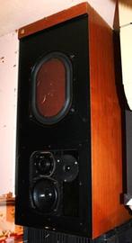 KEF transmission line 4 weg met B139 woofer, Audio, Tv en Foto, Luidsprekers, Gebruikt, Minder dan 60 watt, Front, Rear of Stereo speakers