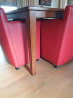 Vierkante tafel 120 bij 120, Ophalen, Zo goed als nieuw, Rechthoekig, 100 tot 150 cm