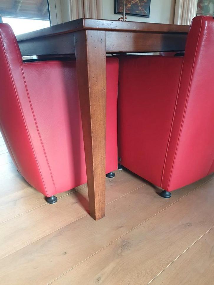 Vierkante tafel 120 bij 120, Huis en Inrichting, Tafels | Eettafels, Zo goed als nieuw, 100 tot 150 cm, 100 tot 150 cm, Rechthoekig
