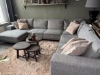 Hoekbank U bank Calira Profijt meubel lichtgrijs, Ophalen, Gebruikt