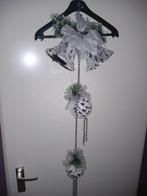 kerstversiering Zilver  ballen met klok, Ophalen of Verzenden, Zo goed als nieuw