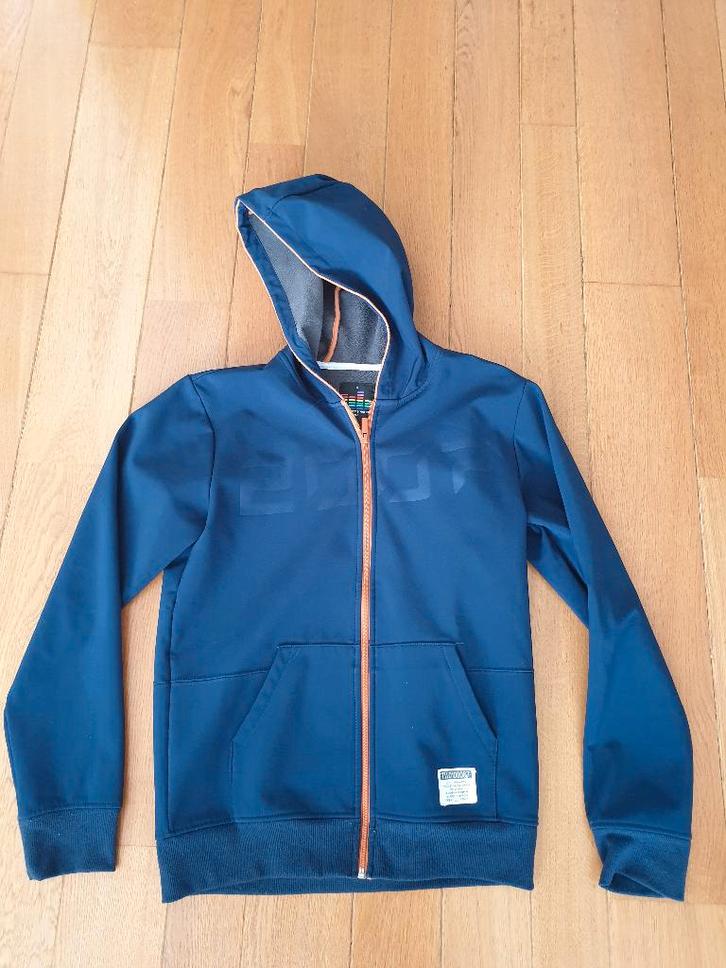 Donkerblauwe softshell jas Outfitters Nation S, Kinderen en Baby's, Kinderkleding | Maat 170, Zo goed als nieuw, Jongen, Jas, Ophalen of Verzenden