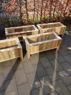 Mooie bloem bakken, Tuin en Terras, Bloembakken en Plantenbakken, Ophalen, Zo goed als nieuw, Rechthoekig, Hout