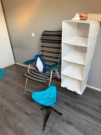 Gratis campingstoel, tarp, opvouwbare kledinkast, Caravans en Kamperen, Caravan accessoires, Ophalen, Gebruikt