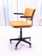 Gispen 1248 vintage stoelen, Ophalen, Gebruikt, Bruin, Overige materialen