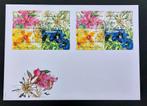 Zwitserland-Singapore 2002 FDC Bloemen gezamenlijke uitgave, Verzenden, Onbeschreven, Rest van de wereld