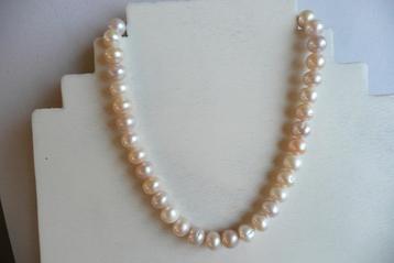 G-249 Parel Collier met Gouden slot. 