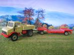 1/55 Mercedes Benz Unimog U1500 met dieplader i.z.g.st., Ophalen of Verzenden, Gebruikt, Bus of Vrachtwagen, Wsi