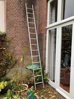 Opsteekladder Mooie aluminium ladder 14 sporten 3,73 meter, Ophalen, Zo goed als nieuw, Ladder, 2 tot 4 meter