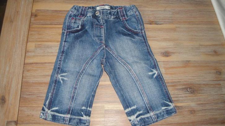 STOERE spijkerbroek met opdruk merk NAME IT, Kinderen en Baby's, Babykleding | Maat 74, Zo goed als nieuw, Jongetje, Broekje, Ophalen of Verzenden