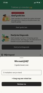 Gratis box Hello Fresh, Eén persoon, Kortingsbon