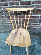 Houten stoel met spijlen keukenstoel, Ophalen of Verzenden