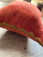 Antiek Bruidskussen, mooie kleur, bijzonder, 20 x 20 cm, Antiek en Kunst, Curiosa en Brocante, Ophalen of Verzenden