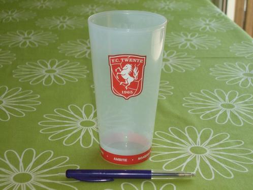 Beker FC Twente - herbruikbare kunststof beker uit stadion, Verzamelen, Sportartikelen en Voetbal, Zo goed als nieuw, Overige typen