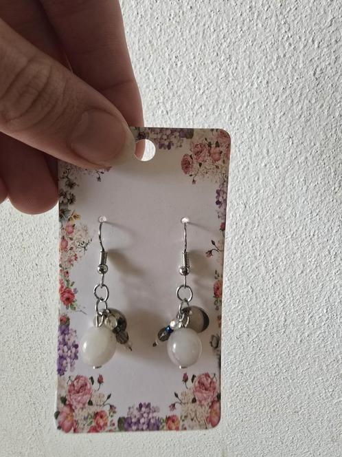 Rozenkwarts oorbellen handgemaakt, Sieraden, Tassen en Uiterlijk, Oorbellen, Nieuw, Overige materialen, Roze, Ophalen of Verzenden