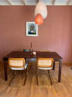 Gratis! Prachtige houten tafel mahoniehout, Ophalen, Zo goed als nieuw, 4 tot 6 stoelen