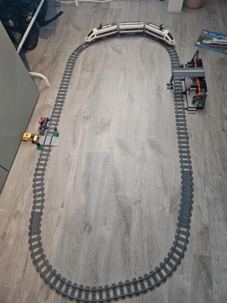 Lego City Trein 60051 + Station 60050 + Extra Rails, Kinderen en Baby's, Speelgoed | Duplo en Lego, Ophalen