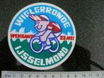 sticker wielerronde ijsselmond cycling wielrennen wehkamp, Verzamelen, Verzenden, Zo goed als nieuw, Sport
