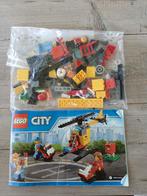 60100 lego city vliegveld starterset, post helikopter, Ophalen of Verzenden, Zo goed als nieuw, Complete set, Lego