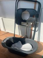 3-delige set: Babybadje met standaard en ligbedje, Zo goed als nieuw, Badje, Standaard, Ophalen