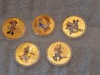 Leuke collectie munten met Mickey Mouse  en vriendjes, Ophalen of Verzenden, Overige figuren, Nieuw, Beeldje of Figuurtje
