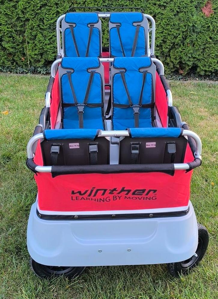 bolderkar Kiddybus Kinderopvangcentra / gastouder KDV., Kinderen en Baby's, Tweelingen en Meerlingen, Gebruikt, Kinderwagen of Buggy
