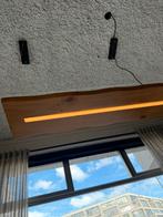 Boomstam hanglamp, Huis en Inrichting, Lampen | Hanglampen, Ophalen, Zo goed als nieuw, Hout, Minder dan 50 cm