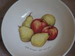 2x Schaal, Jet (by Ter Steege), APPELS EN PEREN, als nieuw, Ophalen of Verzenden, Overige stijlen, Aardewerk, Schaal of Schalen