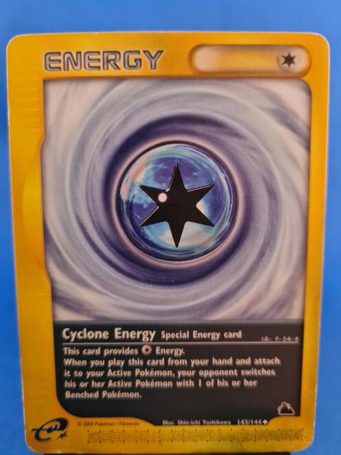 Cyclone Energy 143/144 - Skyridge, Hobby en Vrije tijd, Verzamelkaartspellen | Pokémon, Gebruikt, Losse kaart, Verzenden
