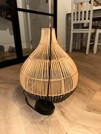 Rotan hanglamp, Huis en Inrichting, Lampen | Hanglampen, Ophalen of Verzenden, Zo goed als nieuw, Hout, 50 tot 75 cm