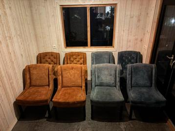 Hotel chique velours 10 Eetkamerstoelen beschikbaar voor biedingen