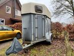 Nette 2-paards trailer, Ophalen, Gebruikt, Hout, 2-paards trailer