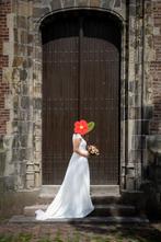 Trouwjurk, Ophalen, Zo goed als nieuw, Wit, Trouwjurk