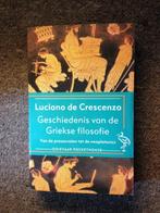 Geschiedenis van de Griekse filosofie ; Luciano de Crescenzo, Boeken, Filosofie, Gelezen, Algemeen, Ophalen of Verzenden, Luciano de Crescenzo