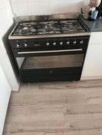 Smeg Gasvornuis met afzuigkap, Ophalen, 60 cm of meer, 4 kookzones, Zo goed als nieuw